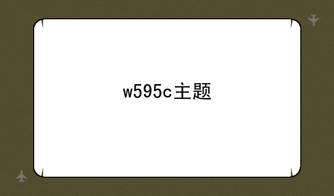 w595c主题