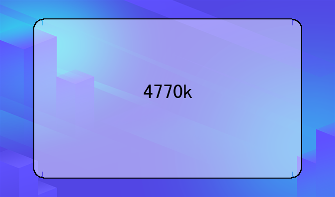 4770k
